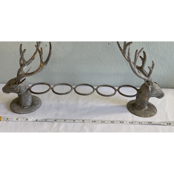 Other - Vintage Large Stag Deer Table Centrepiece Candle Holder Display Piece Buck Decor